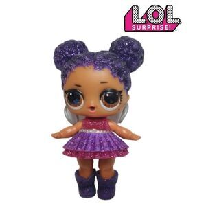 LOL Surprise Doll Purple Queen Glittered Bling Queen Mini 3" Figure Doll Toy